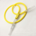 Le plus nouveau tuyau jaune de Shisha de narguilé de silicone de lampe-torche de LED de 1.8m (ES-HH-015-3)